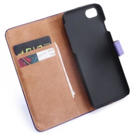 SIMPLE STYLE PURE COLOR LEATHER WALLET CARD SLOT CASE MAGNET CLASP FOR IPHONE 7 4.7 INCH (