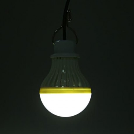 5V 5W GLOBE SHAPE LIGHT BULB USB PORT TOUCH SWITCH (COOL WHITE LIGHT)