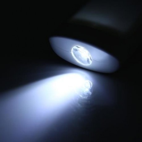 LED LIGHT-CONTROL BODY INDUCTION NIGHTLIGHT WIRELESS SOCKET RECHARGEABLE FLASHLIGHT (WHITE