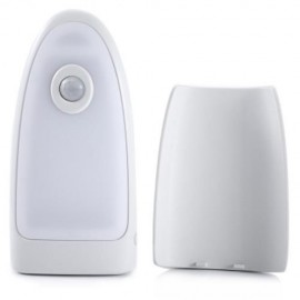 LED LIGHT-CONTROL BODY INDUCTION NIGHTLIGHT WIRELESS SOCKET RECHARGEABLE FLASHLIGHT (WHITE