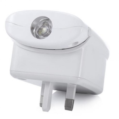 LED LIGHT-CONTROL BODY INDUCTION NIGHTLIGHT WIRELESS SOCKET RECHARGEABLE FLASHLIGHT (WHITE