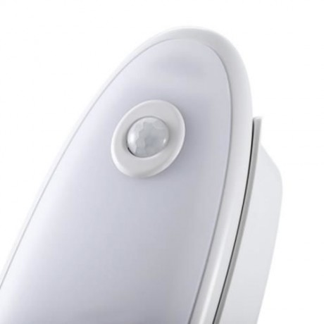 LED LIGHT-CONTROL BODY INDUCTION NIGHTLIGHT WIRELESS SOCKET RECHARGEABLE FLASHLIGHT (WHITE