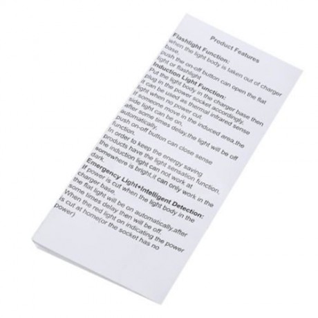 LED LIGHT-CONTROL BODY INDUCTION NIGHTLIGHT WIRELESS SOCKET RECHARGEABLE FLASHLIGHT (WHITE