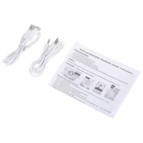 CBZ - 001 PORTABLE DIMMING LED COLORFUL MUSIC NIGHTLIGHT (WHITE)