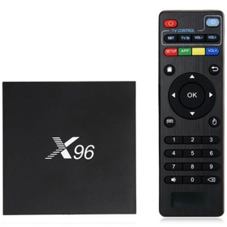 X96 TV BOX AMLOGIC S905X QUAD CORE 2.4GHZ WIFI HDMI 2.0 WITH USB 2.0 AV LAN TF CARD SLOT (