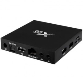 X96 TV BOX AMLOGIC S905X QUAD CORE 2.4GHZ WIFI HDMI 2.0 WITH USB 2.0 AV LAN TF CARD SLOT (