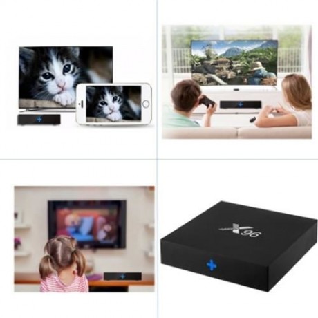 X96 TV BOX AMLOGIC S905X QUAD CORE 2.4GHZ WIFI HDMI 2.0 WITH USB 2.0 AV LAN TF CARD SLOT (
