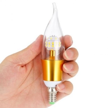 E14 85 - 265V 5W 110LM SMD 2835 LED CANDLE BULB LIGHT (WARM WHITE LIGHT)