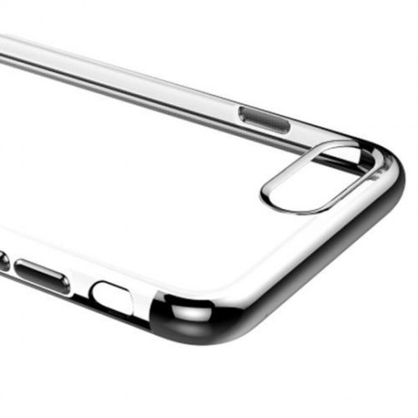 BASEUS SHINING SERIES ULTRA SLIM SOFT CLEAR PANEL ELECTROPLATE PLATING TPU CASE COVER FOR 