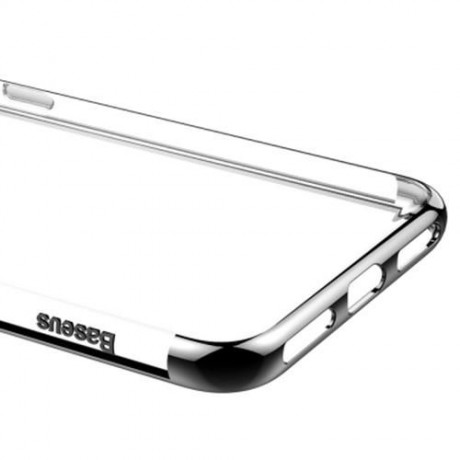 BASEUS SHINING SERIES ULTRA SLIM SOFT CLEAR PANEL ELECTROPLATE PLATING TPU CASE COVER FOR 