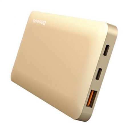 BASEUS QC 3.0 10000MAH 8 PIN TO TYPE-C PORTABLE UNIVERSAL FAST CHARGING EXTERNAL BATTERY (