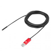 AN99 8MM 2-IN-1 USB MICRO CONNECTOR WATERPROOF 6 LEDS ENDOSCOPE BORESCOPE INSPECTION WIRE 