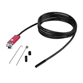 AN99 8MM 2-IN-1 USB MICRO CONNECTOR WATERPROOF 6 LEDS ENDOSCOPE BORESCOPE INSPECTION WIRE 