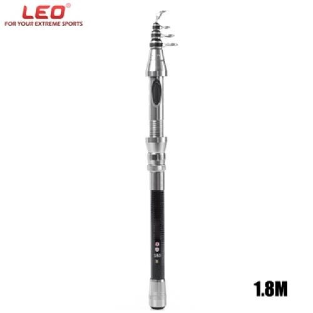 LEO SEA RIVER LAKE POLE CARBON FIBER MINI AUTOMATIC FISHING ROD FISH DEVICE (SILVER AND BL LEO SEA RIVER LAKE POLE CARBON FIBER MINI AUTOMATIC FISHING ROD FISH DEVICE (SILVER AND BL