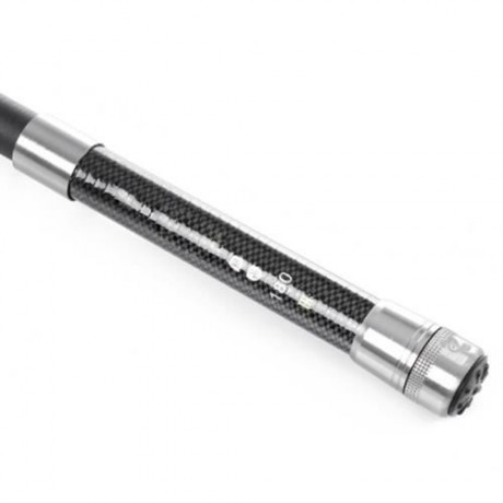 LEO SEA RIVER LAKE POLE CARBON FIBER MINI AUTOMATIC FISHING ROD FISH DEVICE (SILVER AND BL