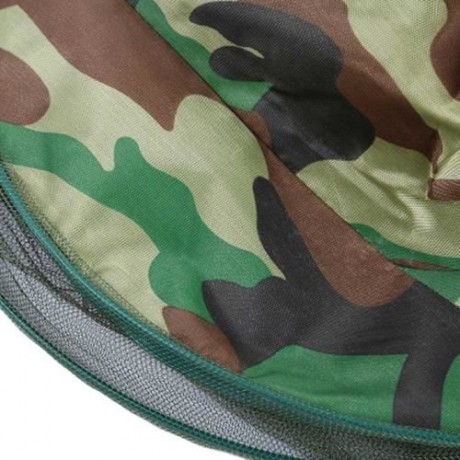 LEO DIGITAL JUNGLE CAMOUFLAGE ANTI-MOSQUITO FISHING MESH FACE PROTECTION MASK CAP HAT FOR 