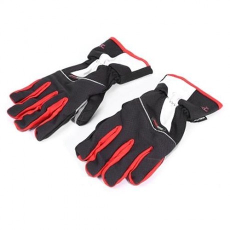 ROBESBON PAIRED WARM THICKEN WATER RESISTANT FULL FINGER GLOVE FOR OUTDOOR CYCLING (RED)