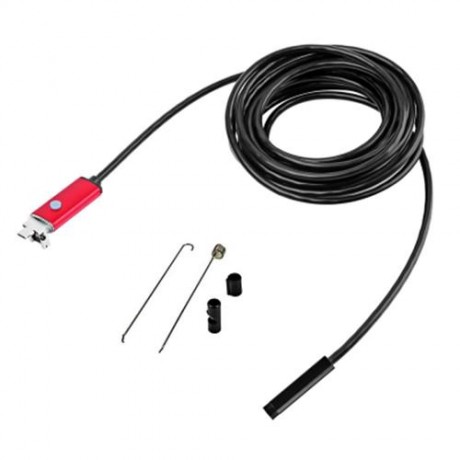 AN99 5.5MM 2-IN-1 USB MICRO CONNECTOR WATERPROOF 6 LEDS ENDOSCOPE BORESCOPE INSPECTION WIR