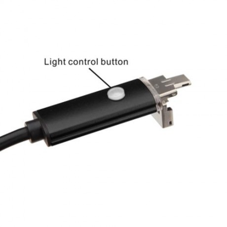 AN99 7MM 2-IN-1 USB MICRO CONNECTOR WATERPROOF 6 LEDS ENDOSCOPE BORESCOPE INSPECTION WIRE 