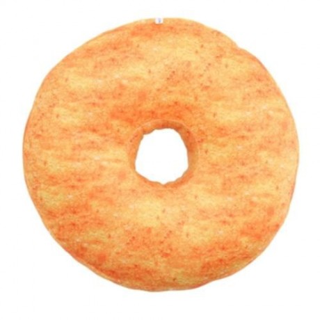 CARTOON 3D SIMULATION SWEET CHOCOLATE DONUT SOFA PLUSH PILLOW TOY (CHOCOLATE)