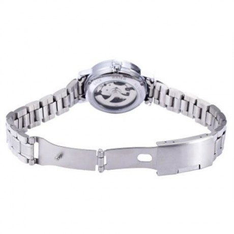 WINNER F120524 FEMALE AUTO MECHANICAL WATCH LUMINOUS POINTER HOLLOW-OUT BACK COVER WRISTWA