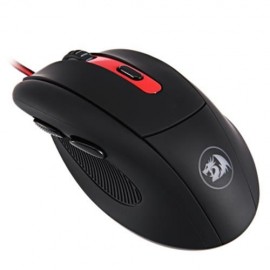 REDRAGON M605 2000DPI PROFESSIONAL 6 BUTTONS USB WIRED OPTICAL GAMING MOUSE (BLACK)