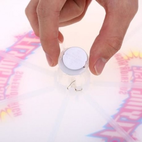 FL - 001 FLEXIBLE FLYING DISC UFO FLASH COLOR ECO SAUCER (WHITE)