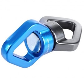 30KN SAFETY ROTATIONAL DEVICE ROTATOR ROPE SWIVEL CONNECTOR (BLUE AND BLACK)