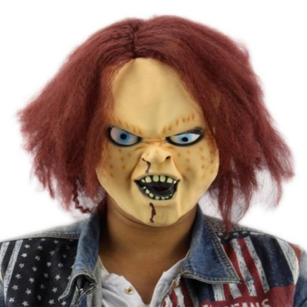 HORROR LATEX MASK FOR CHILD PLAY CHUCKY ACTION FIGURES MASQUERADE HALLOWEEN PARTY BAR SUPP HORROR LATEX MASK FOR CHILD PLAY CHUCKY ACTION FIGURES MASQUERADE HALLOWEEN PARTY BAR SUPP