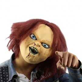 HORROR LATEX MASK FOR CHILD PLAY CHUCKY ACTION FIGURES MASQUERADE HALLOWEEN PARTY BAR SUPP