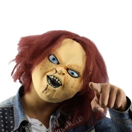 HORROR LATEX MASK FOR CHILD PLAY CHUCKY ACTION FIGURES MASQUERADE HALLOWEEN PARTY BAR SUPP