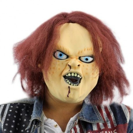 HORROR LATEX MASK FOR CHILD PLAY CHUCKY ACTION FIGURES MASQUERADE HALLOWEEN PARTY BAR SUPP