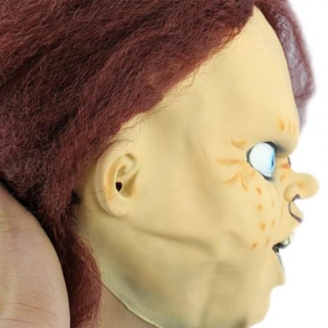 HORROR LATEX MASK FOR CHILD PLAY CHUCKY ACTION FIGURES MASQUERADE HALLOWEEN PARTY BAR SUPP