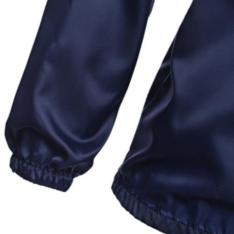 ULTRALIGHT INVERTED TRIANGLE PRINT MALE SUN PROTECTION OUTERWEAR (CADETBLUE)