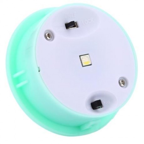 LED SOLAR POWERED LANDSCAPE HANGING LIGHT WATERPROOF 7 COLORS CHANGING LAMP (NEON GREEN)