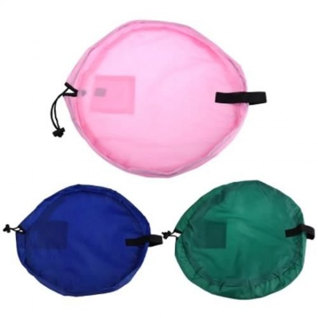 CONVENIENT TOY FAST STORAGE HOME OUTSIDE BAG FOR BABY (GREEN)