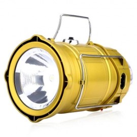 3 IN 1 PORTABLE LED TENSILE CAMPING LANTERN STAGE LIGHT (GOLDEN)