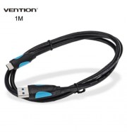 VENTION A37 TYPE-C TO USB 3.0 TRANSFER DATA SYNC CABLE CHARGING CORD 1M (BLACK)