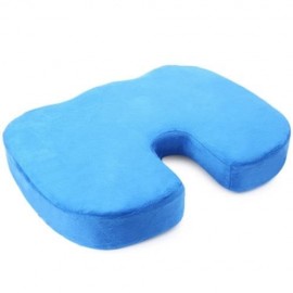 COCCYX ORTHOPEDIC PURE MEMORY FOAM SEAT CUSHION FOR CHAIR CAR OFFICE (SAPPHIRE BLUE)