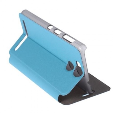 PROTECTIVE PU LEATHER COVER FULL BODY CASE FOR ULEFONE POWER (LAKE BLUE)