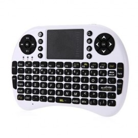 M2S 2.4GHZ WIRELESS QWERTY KEYBOARD TOUCHPAD WITH RECEIVER (WHITE)