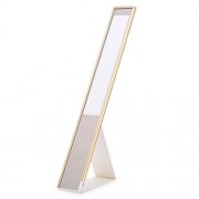 2 IN 1 USB LED EYE PROTECTION LIGHT TOUCH CONTROL LAMP WITH MIRROR (GOLDEN)
