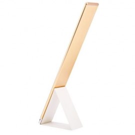2 IN 1 USB LED EYE PROTECTION LIGHT TOUCH CONTROL LAMP WITH MIRROR (GOLDEN)