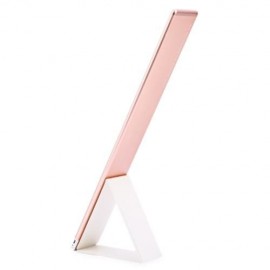 2 IN 1 USB LED EYE PROTECTION LIGHT TOUCH CONTROL LAMP WITH MIRROR (PINK)