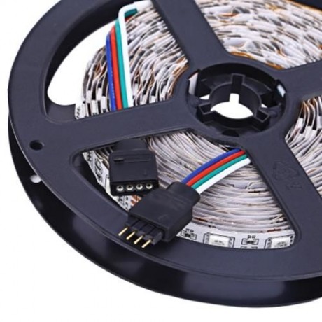5M 300 LEDS SMD 5050 FLEXIBLE COLORFUL STRIP LIGHT WITH REMOTE CONTROL (COLORFUL)