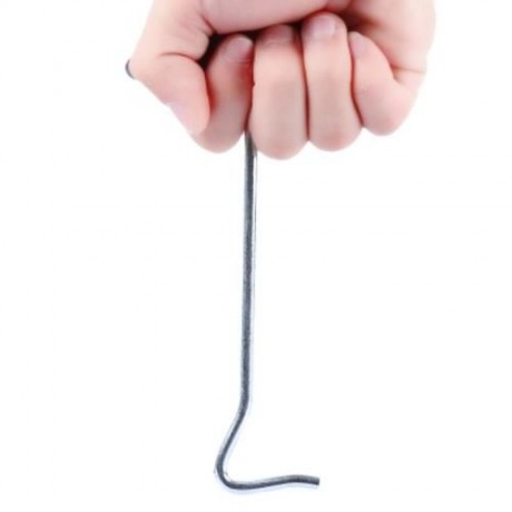 SHINETRIP GENERIC TENT PEG PULLER NAIL EXTRACTOR STAKE REMOVER FOR OUTDOOR CAMPING (SILVER