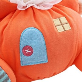 METOO STUFFED PLUSH DOLL TOY BIRTHDAY CHRISTMAS GIFT FOR BABY (ORANGEPINK)