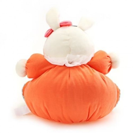 METOO STUFFED PLUSH DOLL TOY BIRTHDAY CHRISTMAS GIFT FOR BABY (ORANGEPINK)