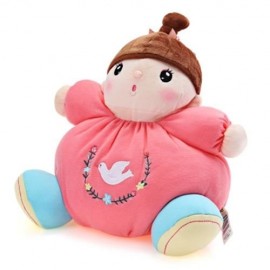 METOO STUFFED PLUSH DOLL TOY BIRTHDAY CHRISTMAS GIFT FOR BABY (WATERMELON RED)