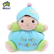 METOO STUFFED PLUSH DOLL TOY BIRTHDAY CHRISTMAS GIFT FOR BABY (LAKE BLUE)